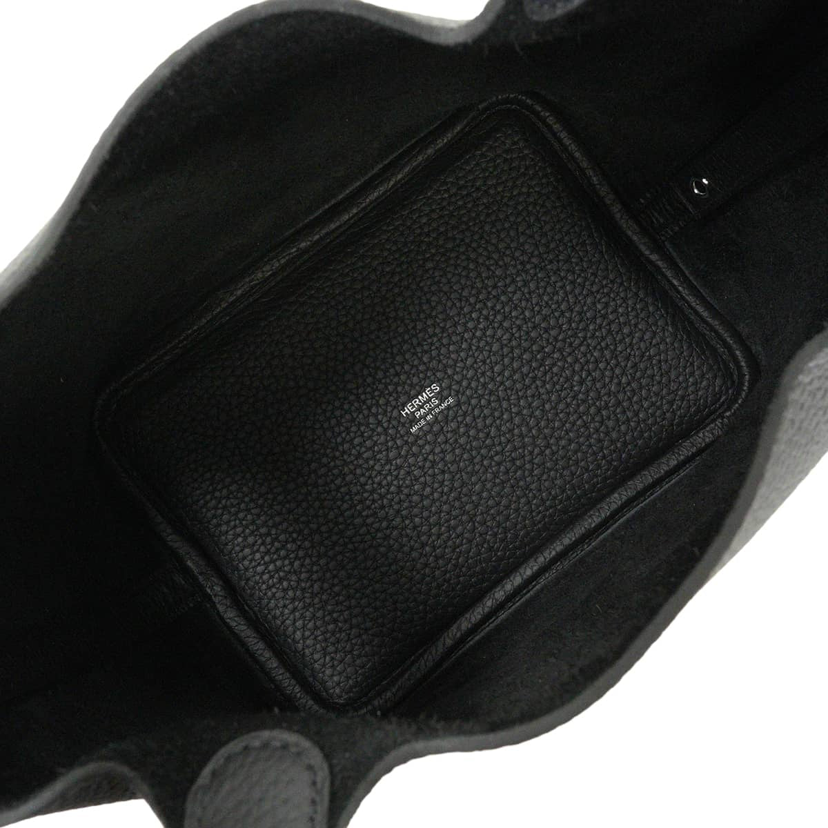 HERMES Handbag Picotin Lock 18 PM Noir (Black) Taurillon Clemence Silver HW Stamp G[BRAND NEW][Authentic]