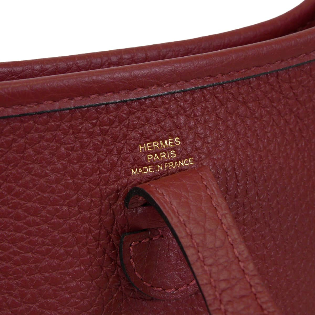 HERMES Shoulder bag Evelyne 16 TPM Rouge H Taurillon Clemence Gold HW Stamp G[BRAND NEW][Authentic]