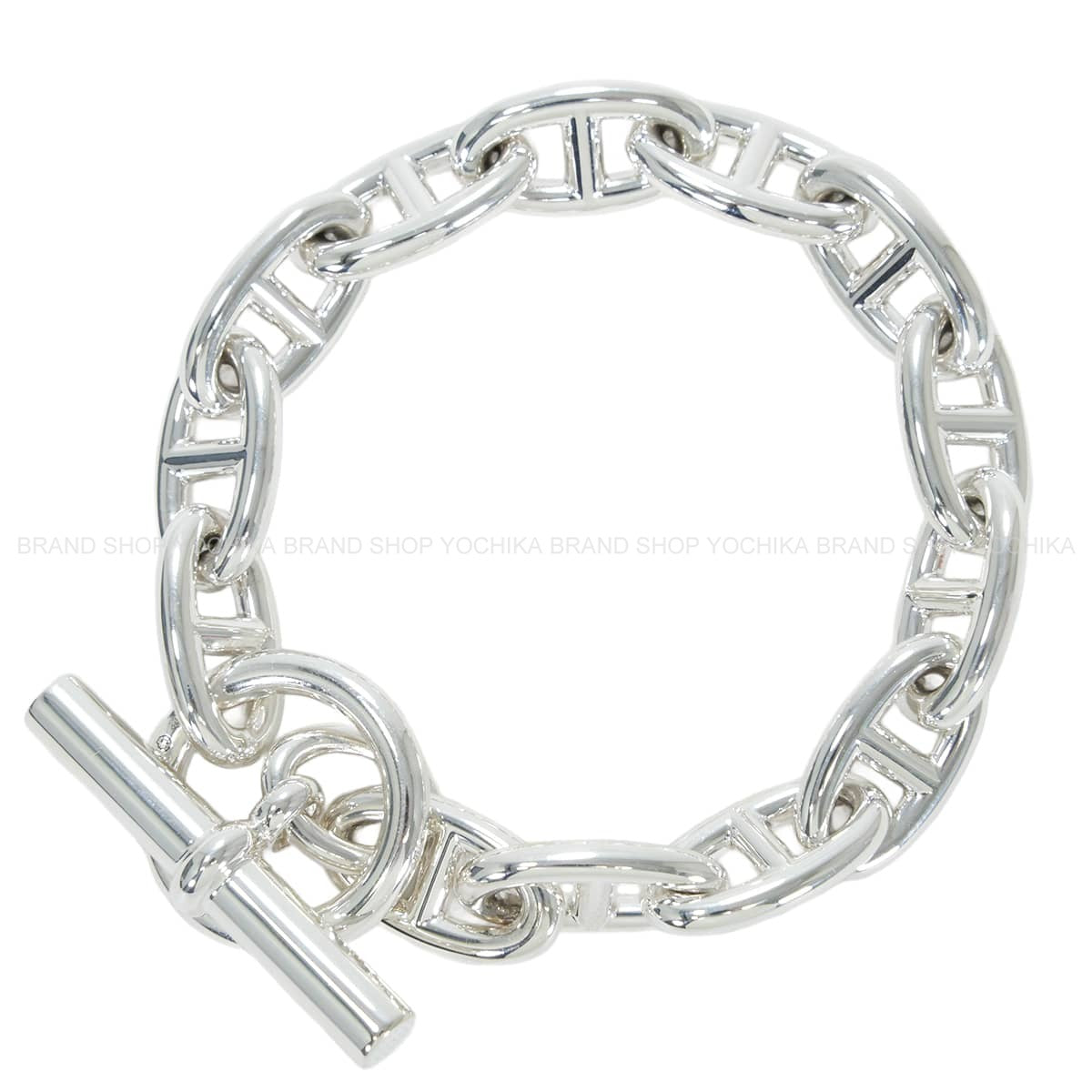 HERMES bracelet Chaine D'ancre GM 13 Links Silver Silver925 (SV925 Ag925)[EXCELLENT][Authentic]
