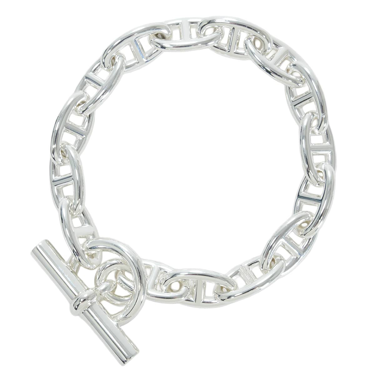 HERMES bracelet Chaine D'ancre GM 15 Links Silver Silver925 (SV925 Ag925)[EXCELLENT][Authentic]