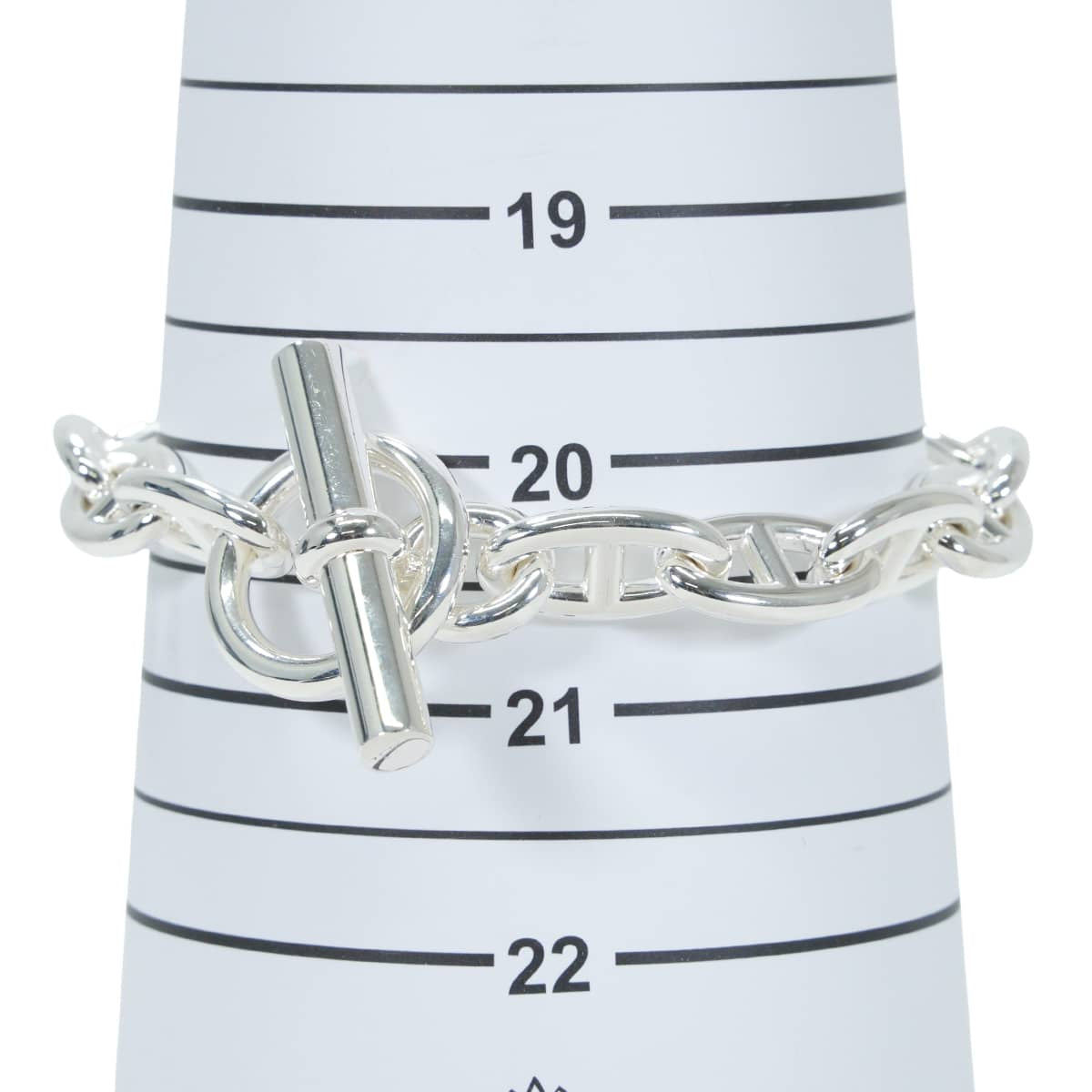 HERMES bracelet Chaine D'ancre GM 15 Links Silver Silver925 (SV925 Ag925)[EXCELLENT][Authentic]