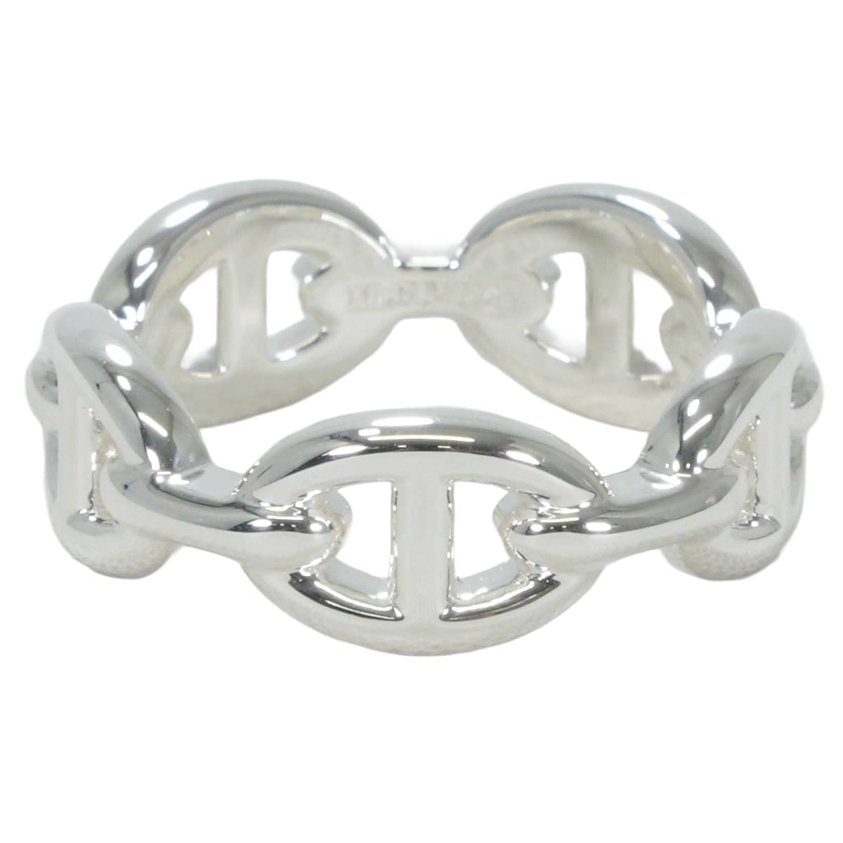 HERMES ring Chaine d'Ancre Enchainee PM Silver Silver925 (SV925 Ag925) #55[BRAND NEW][Authentic]