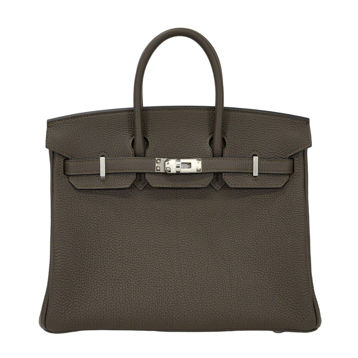HERMES Handbag Birkin25 Vert Loden Veau Togo Silver HW Stamp G[BRAND NEW][Authentic]