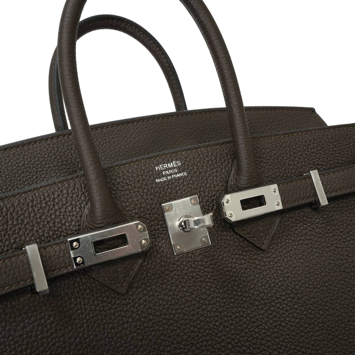 HERMES Handbag Birkin25 Vert Loden Veau Togo Silver HW Stamp G[BRAND NEW][Authentic]