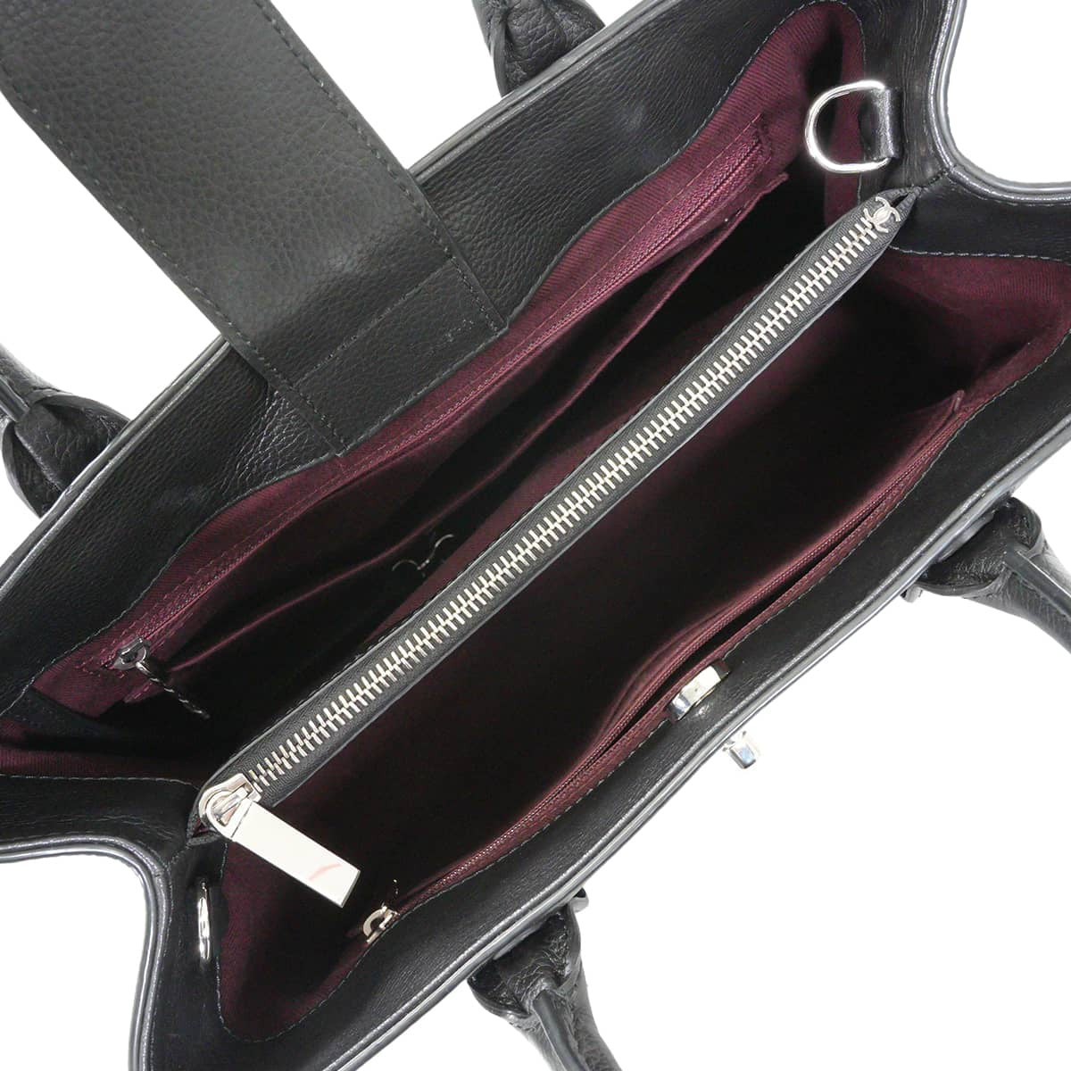 [Pre-loved] CHANEL Handbag 2-Way Neo Executive COCO Mark 30 Noir (Black)Bordeaux Graind Calf(Caviarskin) Silver HW A69930[LIKE NEW][Authentic]