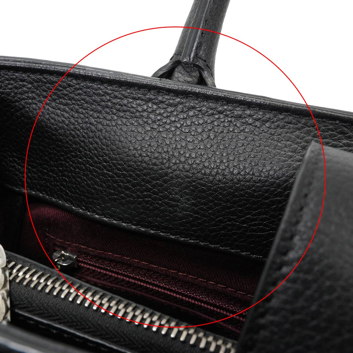 [Pre-loved] CHANEL Handbag 2-Way Neo Executive COCO Mark 30 Noir (Black)Bordeaux Graind Calf(Caviarskin) Silver HW A69930[LIKE NEW][Authentic]