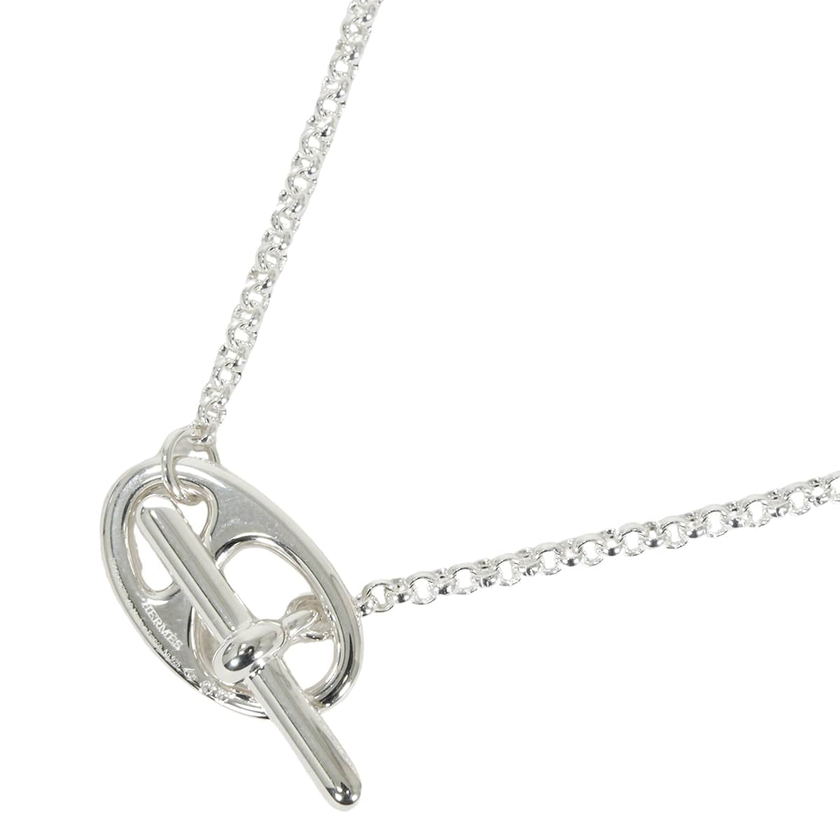 HERMES necklace Chaine d'Ancre Punk 48 Silver925 (SV925 Ag925)[EXCELLENT][Authentic]