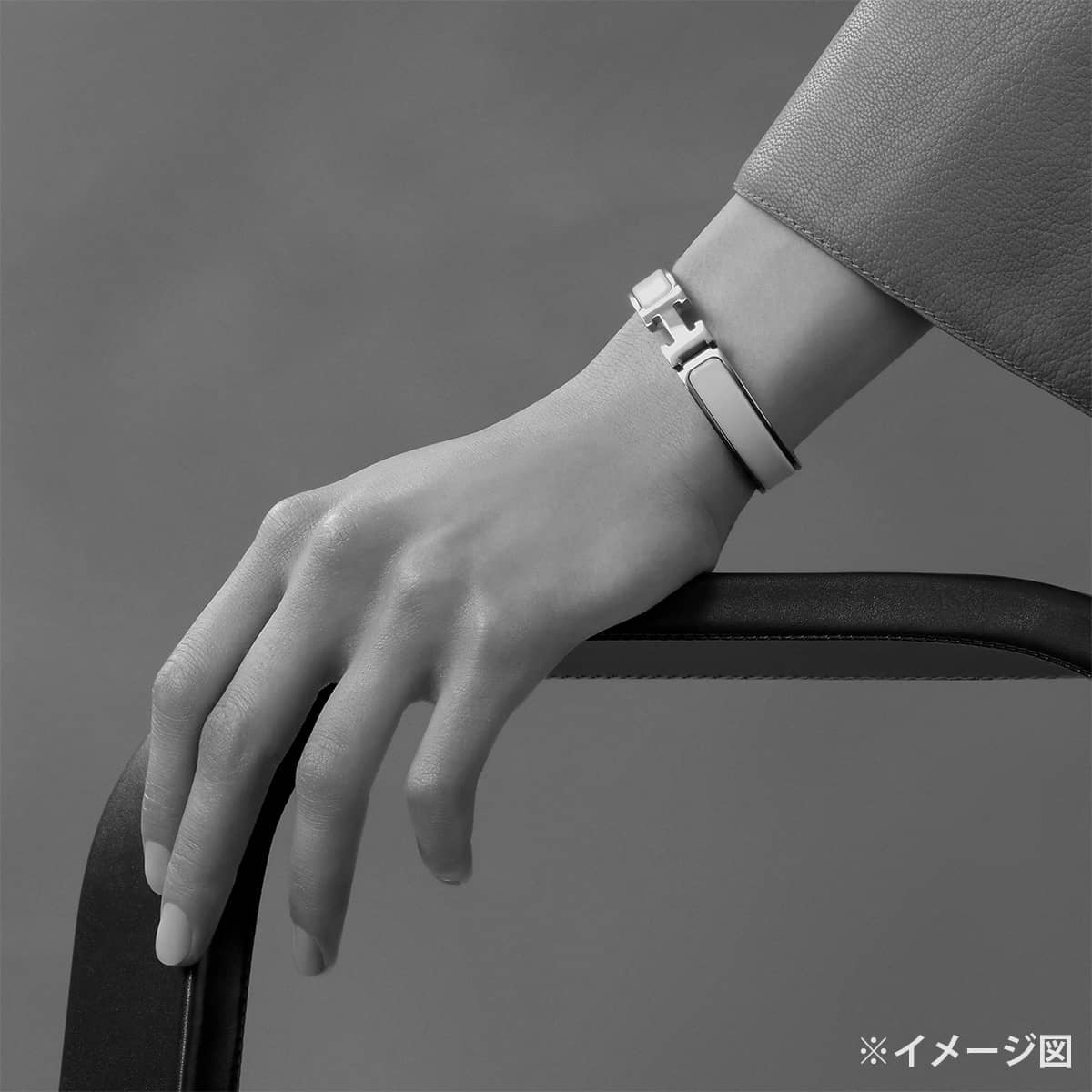 [Pre-loved] HERMES bracelet Clic H PM Jaune Silver plated[LIKE NEW][Authentic]
