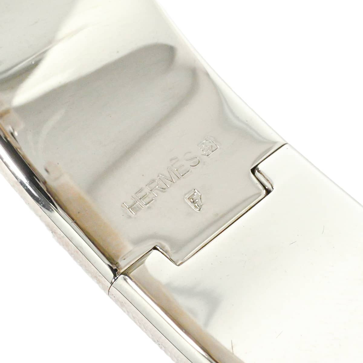 [Pre-loved] HERMES bracelet Clic Clac H PM Bleu Royal Silver plated[LIKE NEW][Authentic]