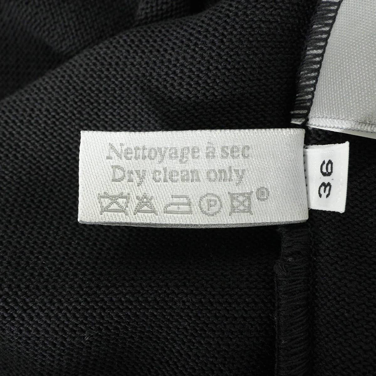 [Pre-loved] 2003AW CHANEL Short sleeve shirt Sports line short-sleeved COCO Mark Noir (Black)/Blanc (White) Cotton #36 P21671[USED SA][Authentic]