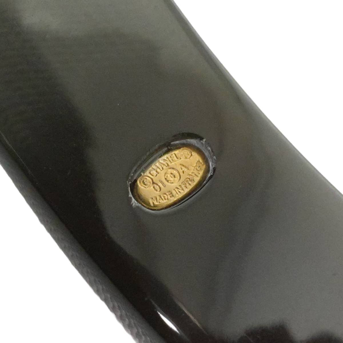 [Pre-loved] CHANEL bracelet COCO Mark Gradient Noir (Black)/Pink Lacquer[LIKE NEW][Authentic]