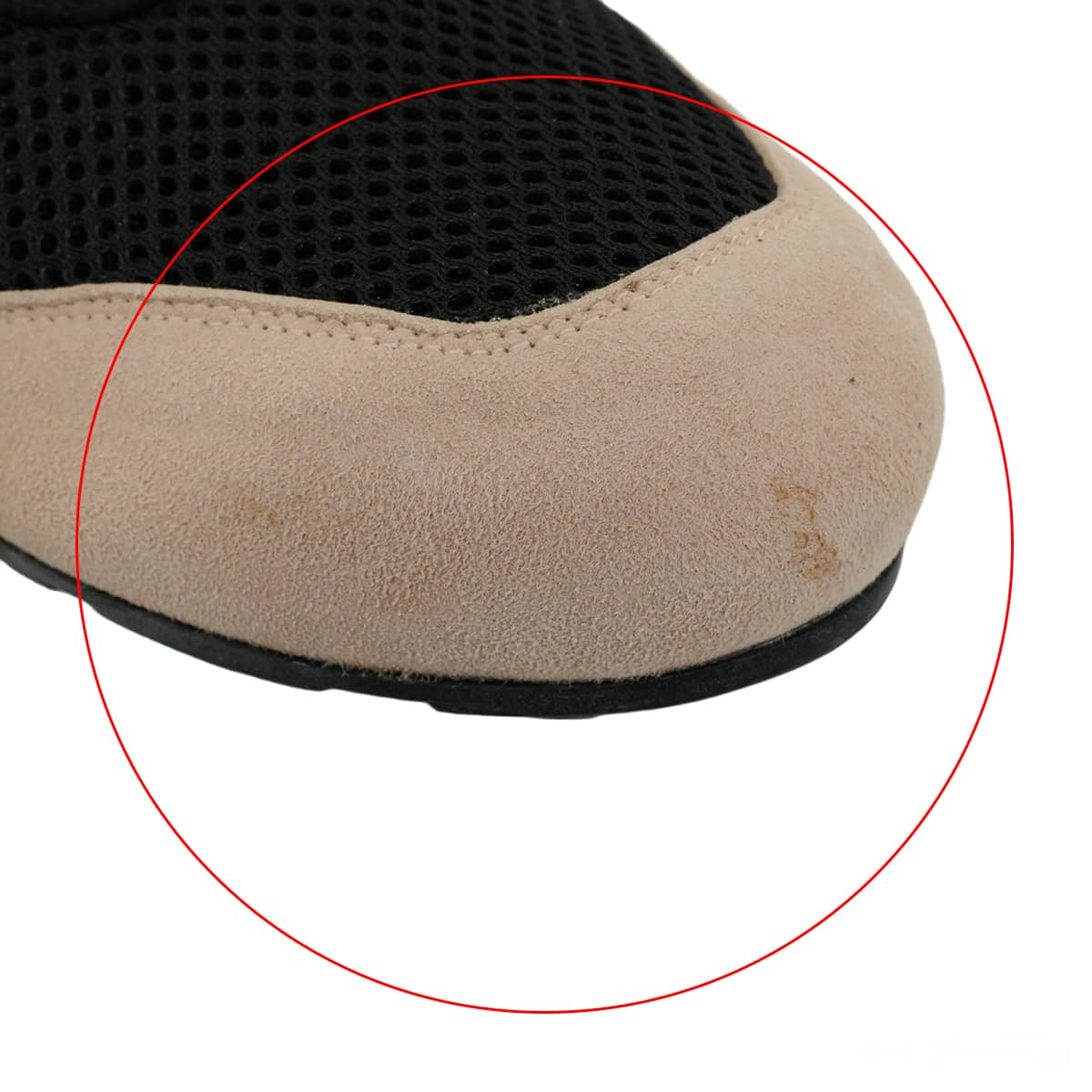 [Pre-loved] CHANEL slip on Sport Line Low Cut COCO Mark Pink/Noir (Black) Suede/Mesh G24335[LIKE NEW][Authentic]