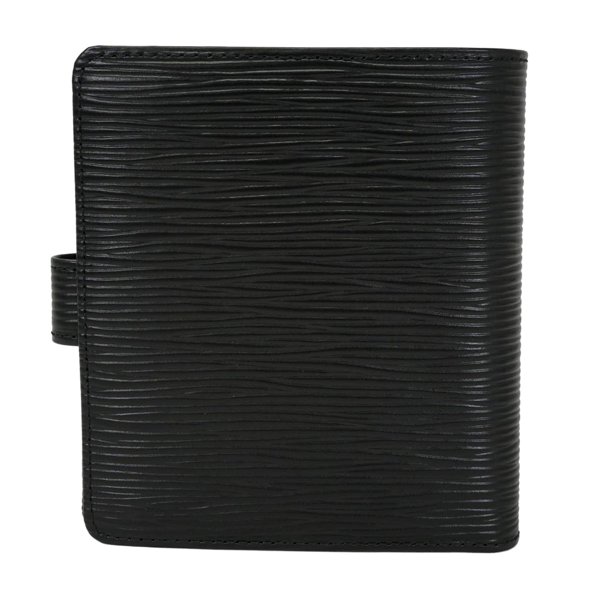 LOUIS VUITTON Bi-fold wallet Porte Billet Compact Noir (Black) Epi Gold HW M63552[ALMOST NEW][Authentic]