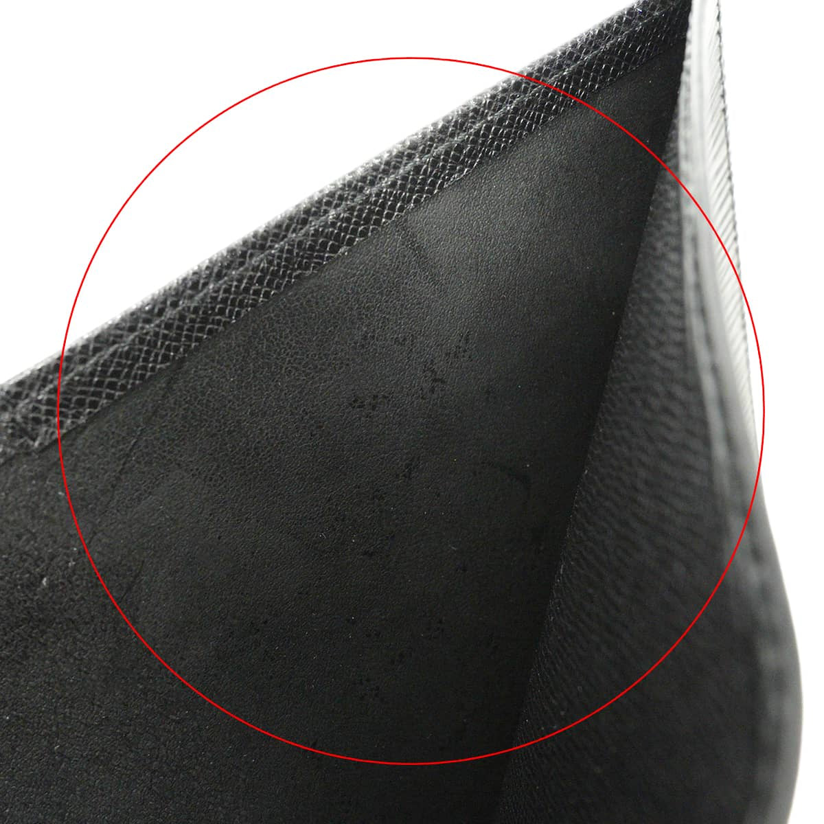 LOUIS VUITTON Bi-fold wallet Porte Billet Compact Noir (Black) Epi Gold HW M63552[ALMOST NEW][Authentic]