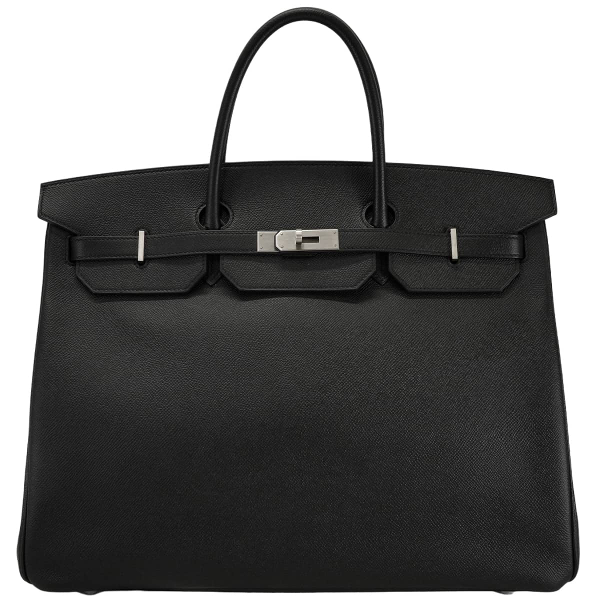 [Pre-loved] HERMES Handbag Birkin40 Personal order HSS Shooting Star Hot Stamped With Bag Pillow Noir (Black)/Blue Indigo Veau Epsom Mat Silver HW Stamp Z[LIKE NEW][Authentic]