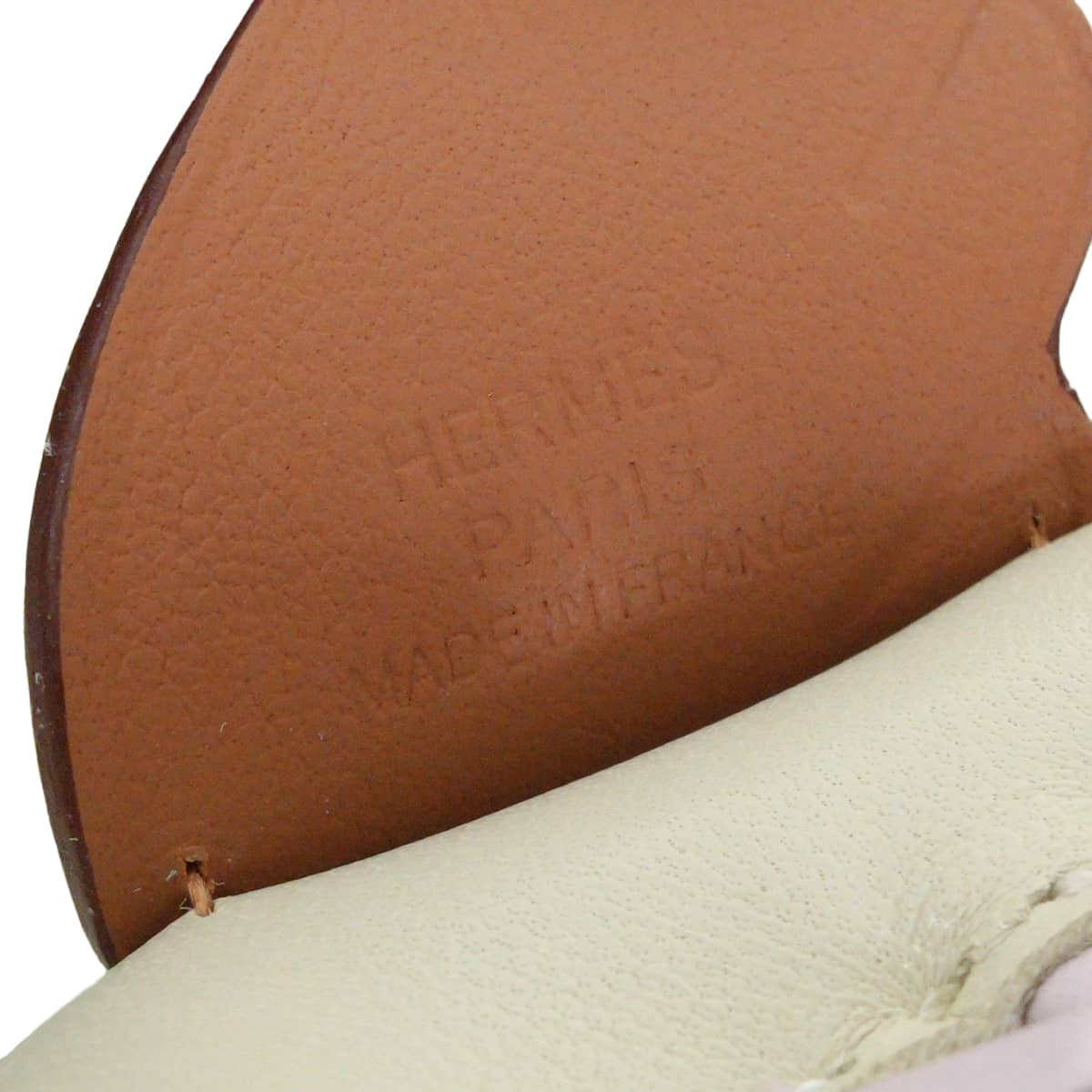 HERMES bag charm Rodeo Pegasus PM Craie/Mauve Pale/Gold Agneau Milo/Veau Swift Stamp U[EXCELLENT][Authentic]