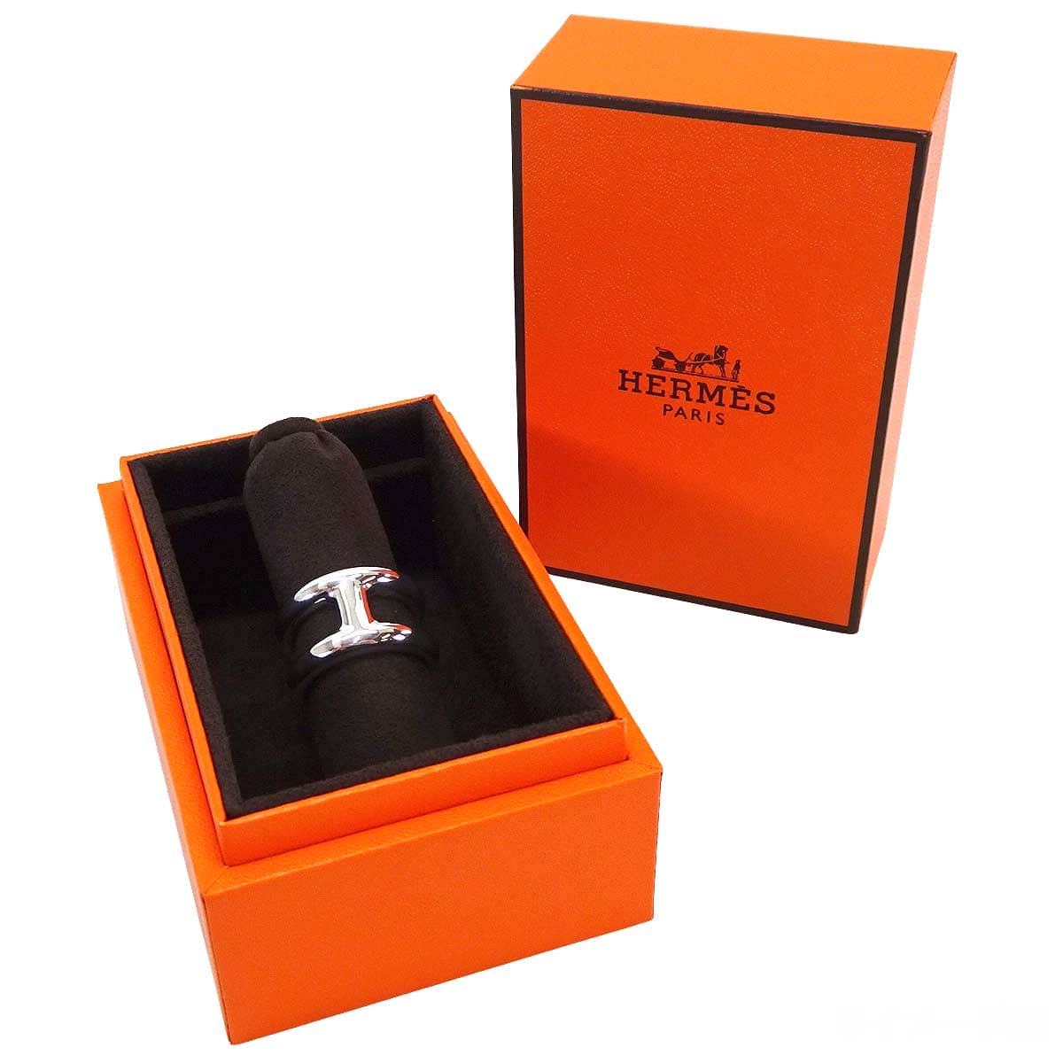 HERMES ring Osmose PM Silver Silver925 (SV925 Ag925) #51[BRAND NEW][Authentic]
