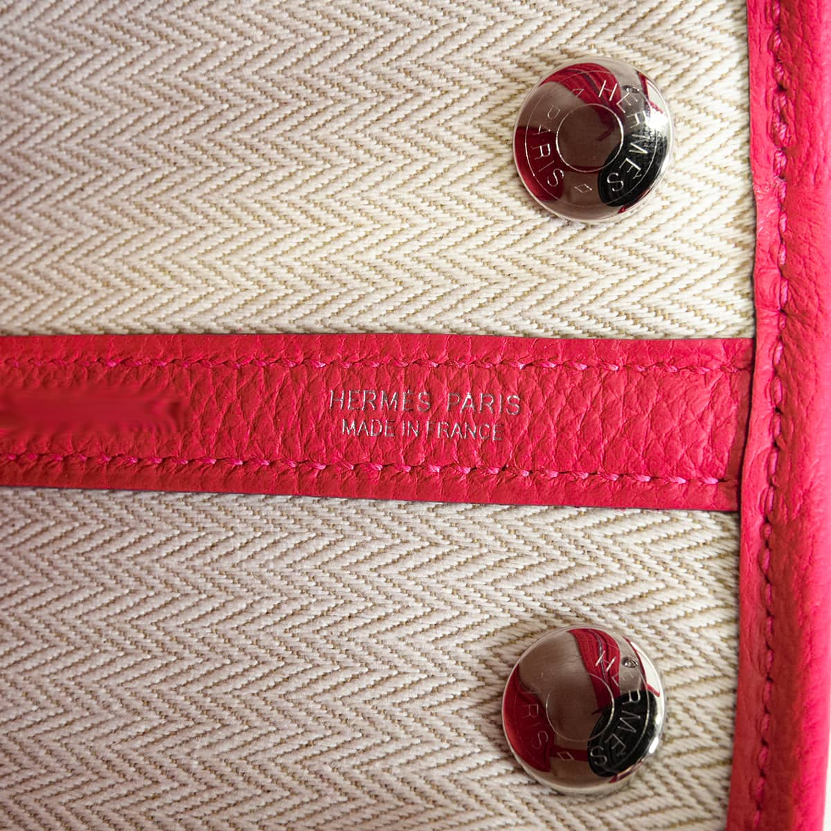 HERMES Handbag Neo Garden Party 23 Rose Mexicoe Veau Togo Silver HW Stamp G[BRAND NEW][Authentic]