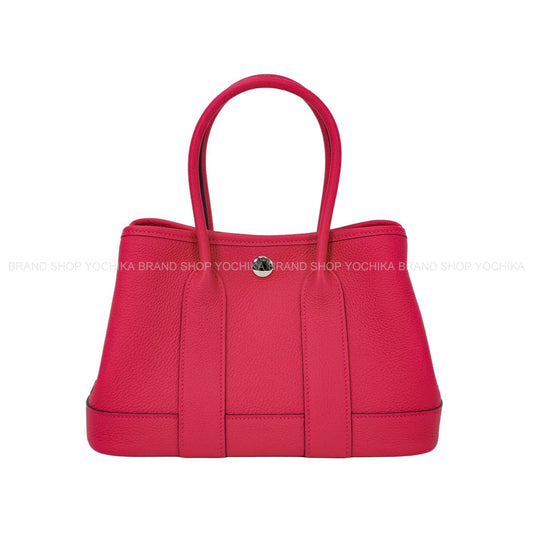 HERMES Handbag Neo Garden Party 23 Rose Mexicoe Veau Togo Silver HW Stamp G[BRAND NEW][Authentic]