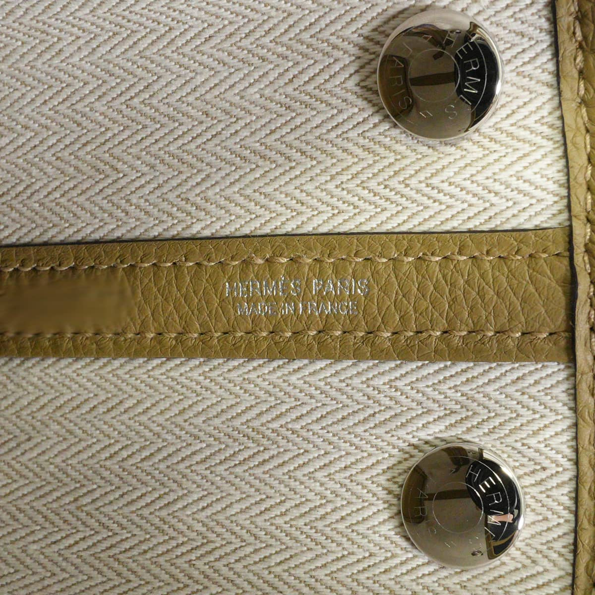 HERMES Handbag Neo Garden Party 23 Dune Veau Togo Silver HW Stamp G[BRAND NEW][Authentic]