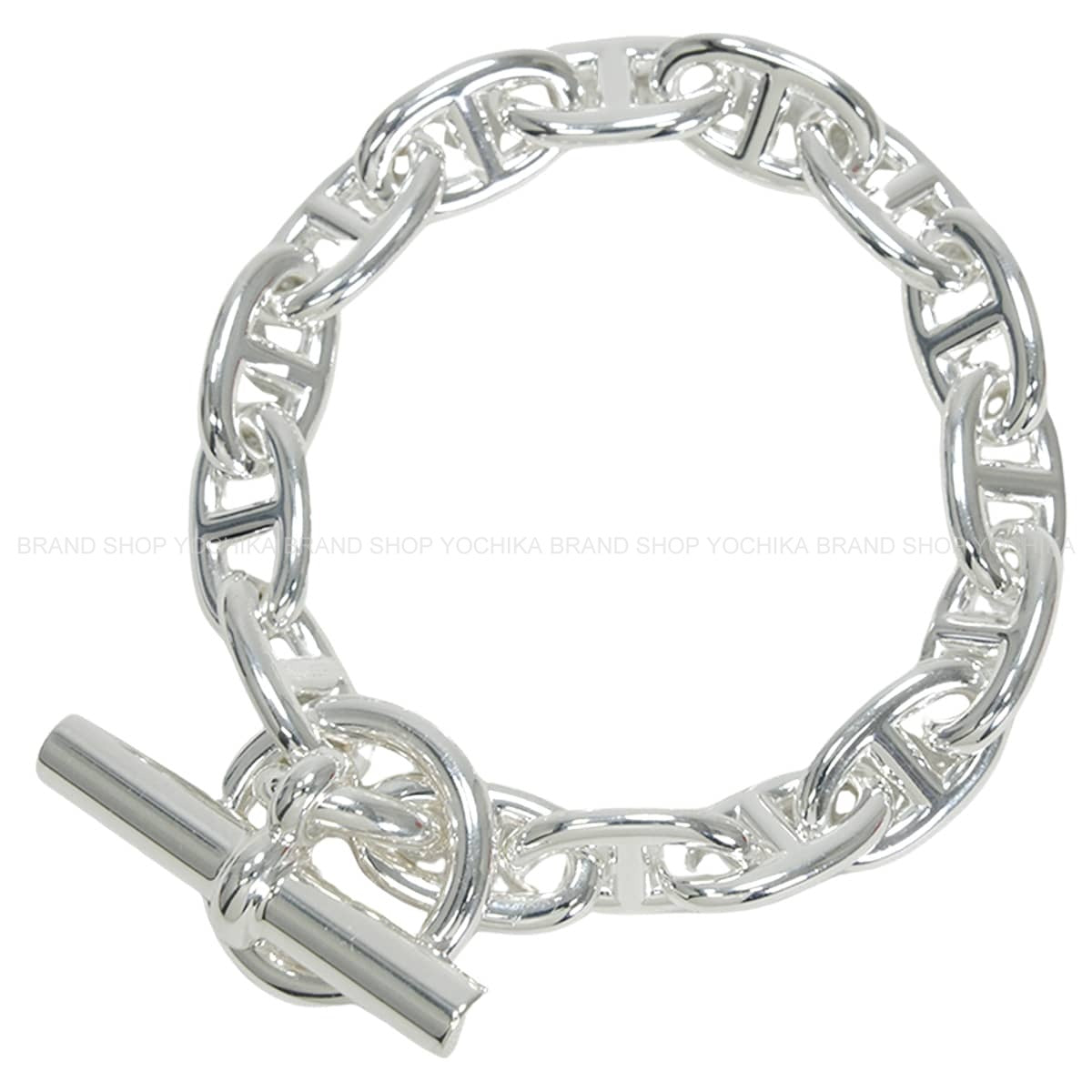 HERMES bracelet Chaine D'ancre MM 15 Links Silver Silver925 (SV925 Ag925)[BRAND NEW][Authentic]