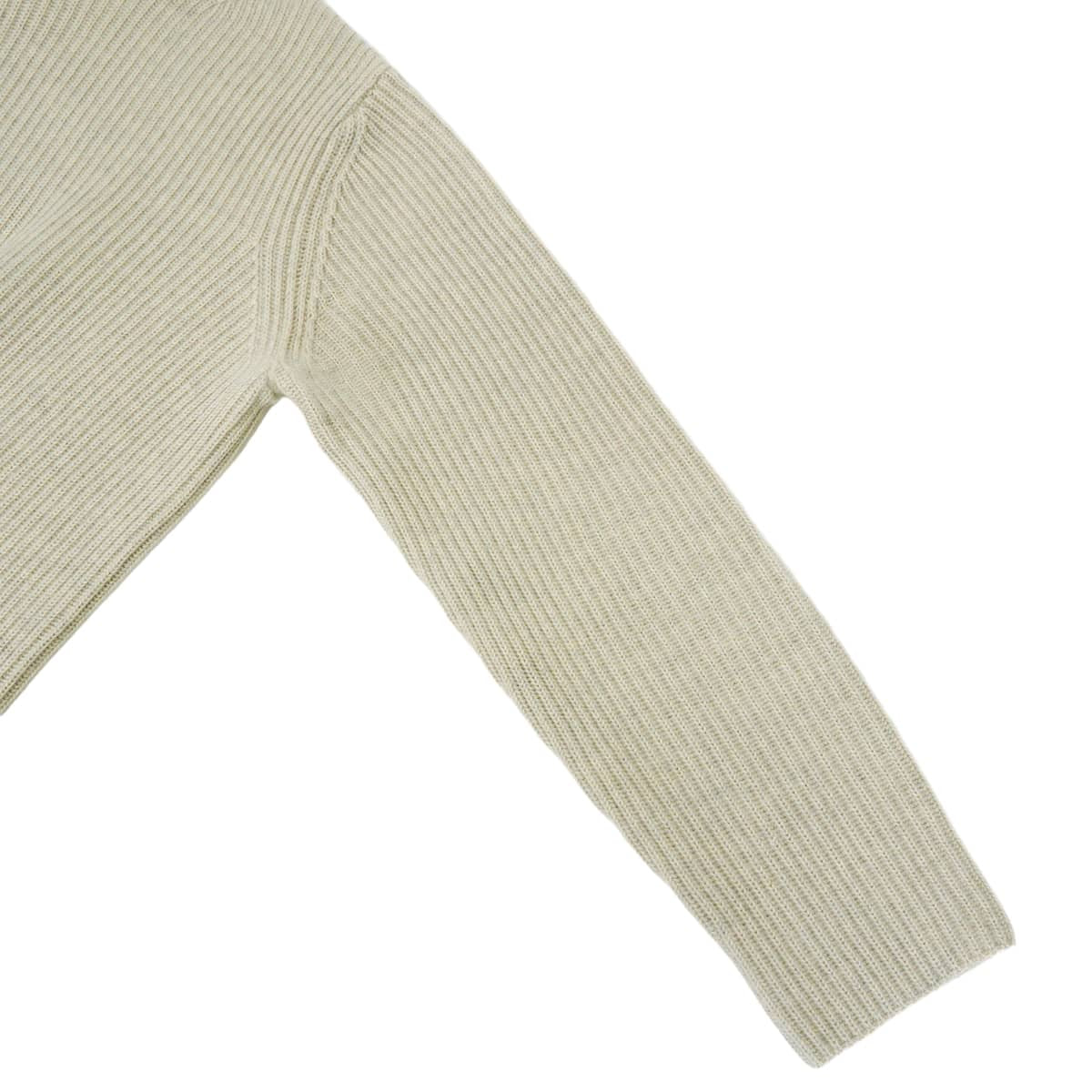 [Pre-loved] HERMES Knit Women's high-neck ribbed sweater (Margiela era) Grey Cashmere #M[USED SA][Authentic]