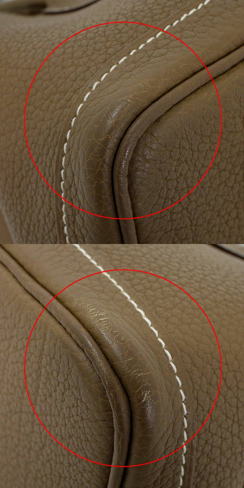 [Pre-loved] HERMES tote bag Garden Party 30 TPM All Leather Etoupe Veau Negonda Silver HW Stamp T[LIKE NEW][Authentic]