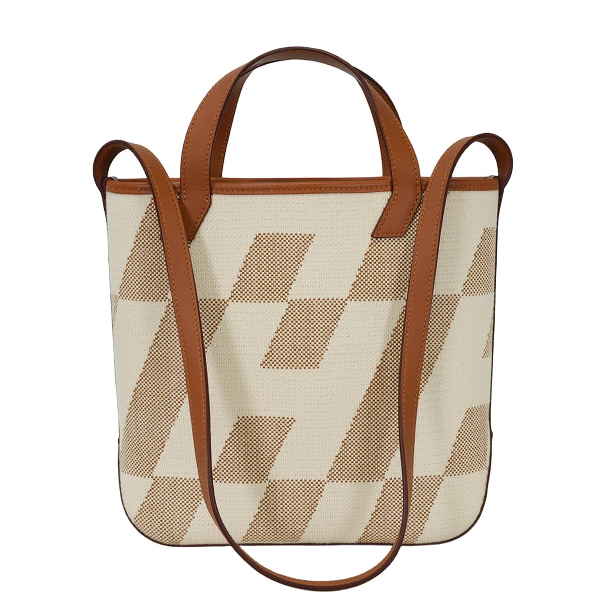 [Pre-loved] HERMES tote bag Cabas H en Biais 27 PM Gold H Toilecanvas/Swift Stamp Z[LIKE NEW][Authentic]