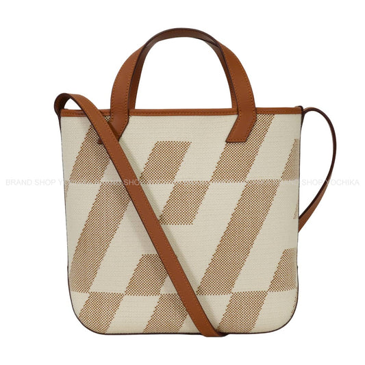 [Pre-loved] HERMES tote bag Cabas H en Biais 27 PM Gold H Toilecanvas/Swift Stamp Z[LIKE NEW][Authentic]
