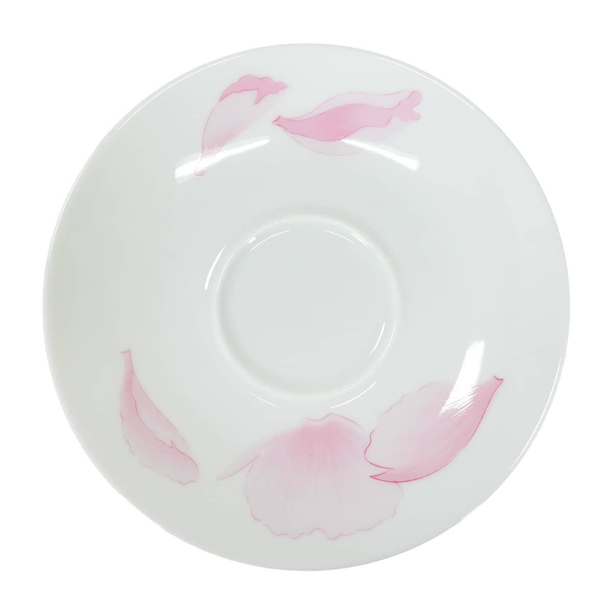 HERMES tableware Teacup & Saucer, Pivoine, Set of 2 Pink Porcelain[EXCELLENT][Authentic]