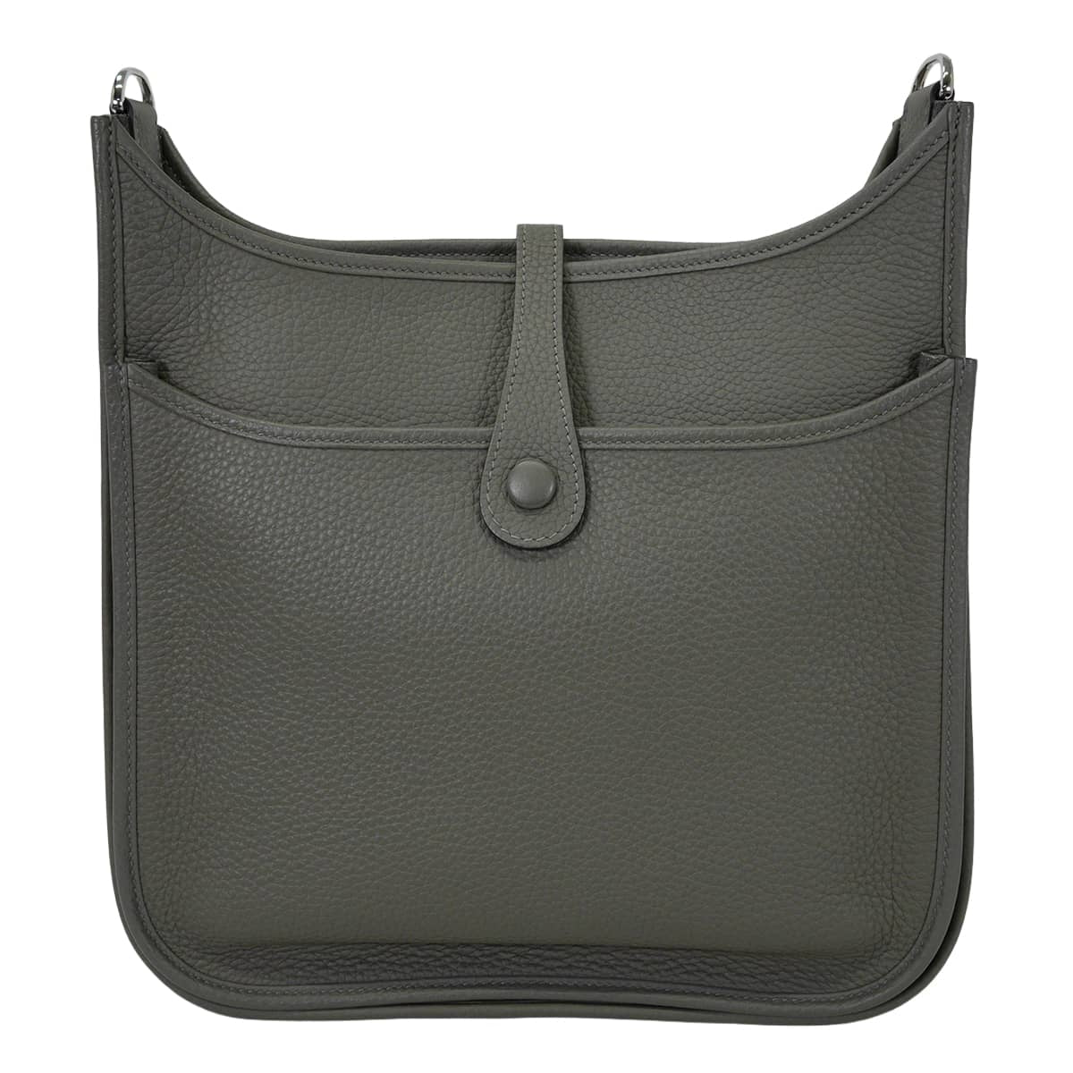 [Pre-loved] HERMES Shoulder bag Evelyne 29 PM Evelyne 3 Gris Meyer Taurillon Clemence Silver HW Stamp U[LIKE NEW][Authentic]