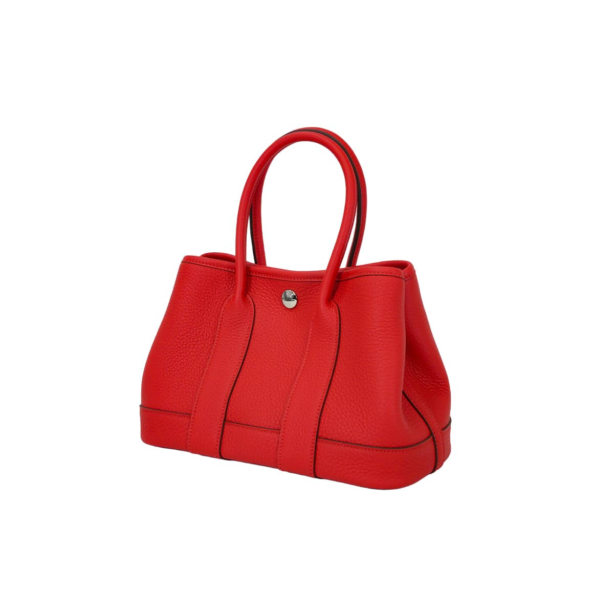HERMES Handbag Neo Garden Party 23 Rouge de Coeur Veau Togo Silver HW Stamp G[BRAND NEW][Authentic]