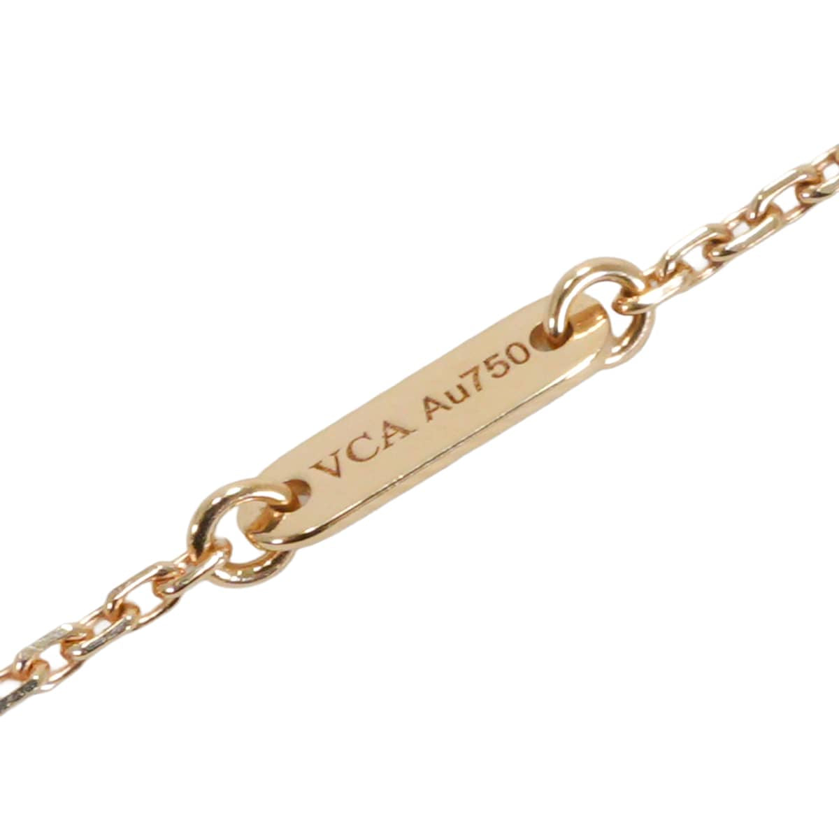 [Pre-loved] Van Cleef & Arpels necklaceCarnelian K18PG VCARN59M00[USED SA][Authentic]
