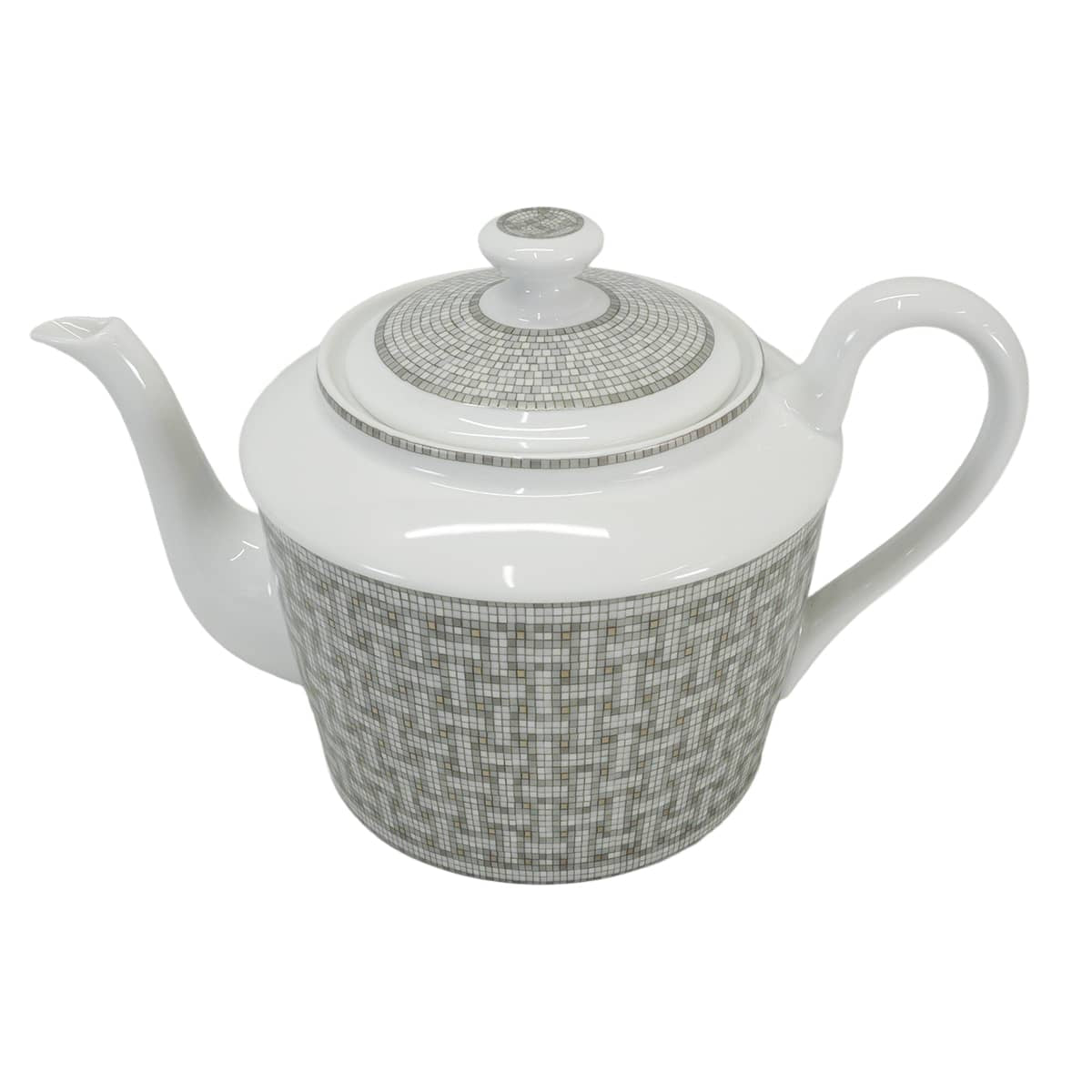 HERMES tableware Pot Mosaique au 24 Porcelain[EXCELLENT][Authentic]