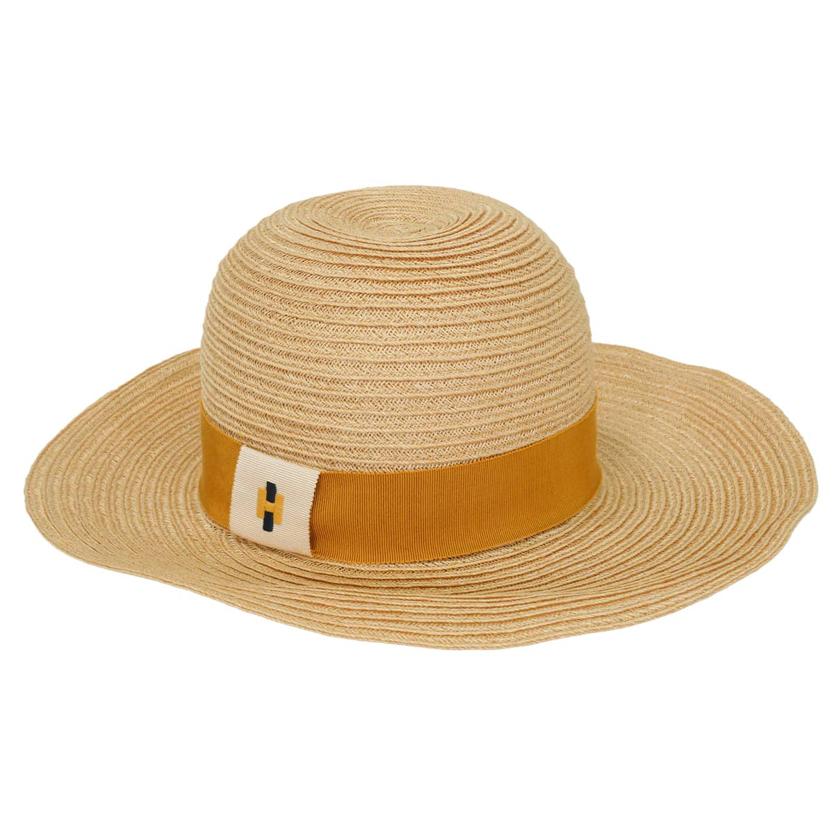 HERMES hat Straw Passant Tress rafia[EXCELLENT][Authentic]