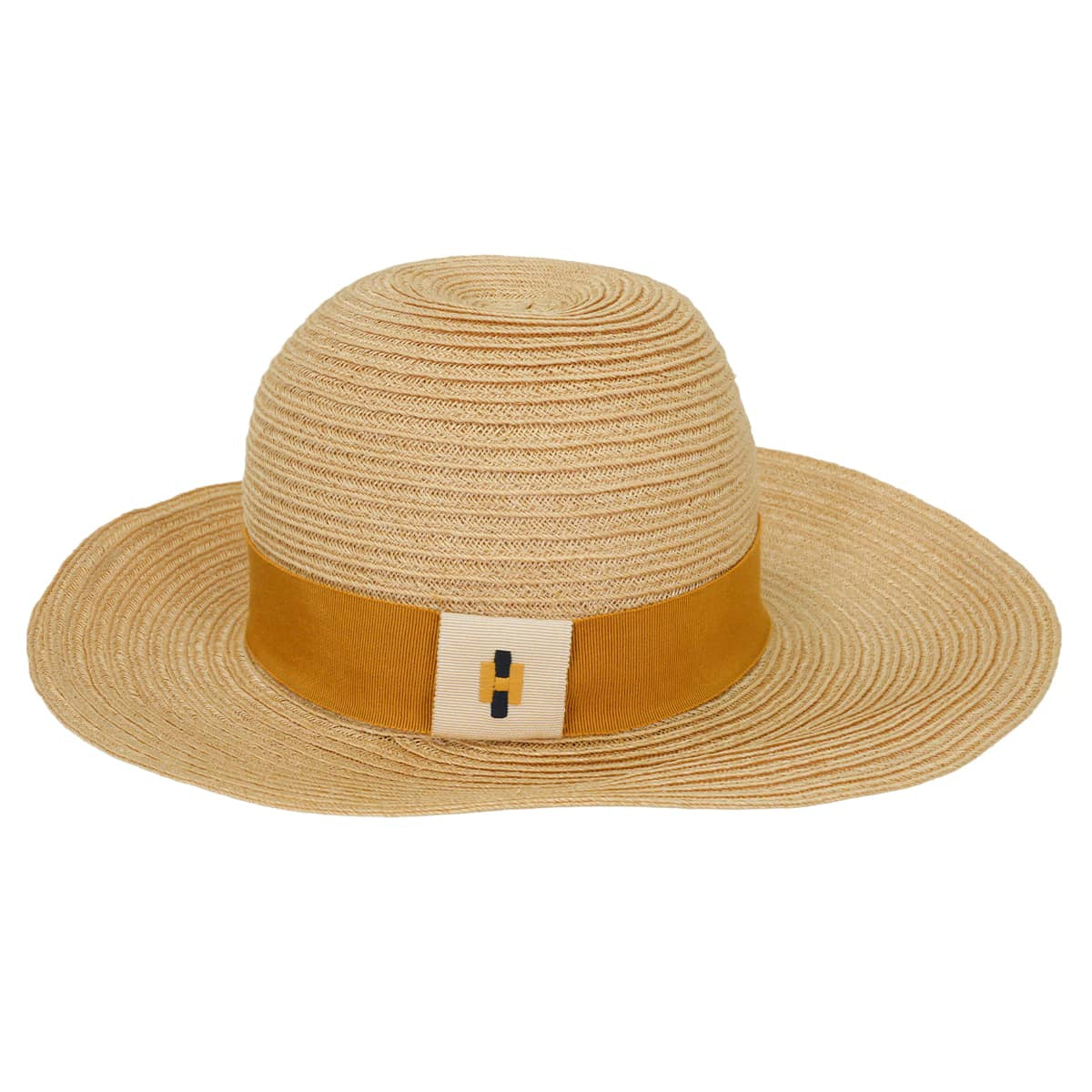 HERMES hat Straw Passant Tress rafia[EXCELLENT][Authentic]