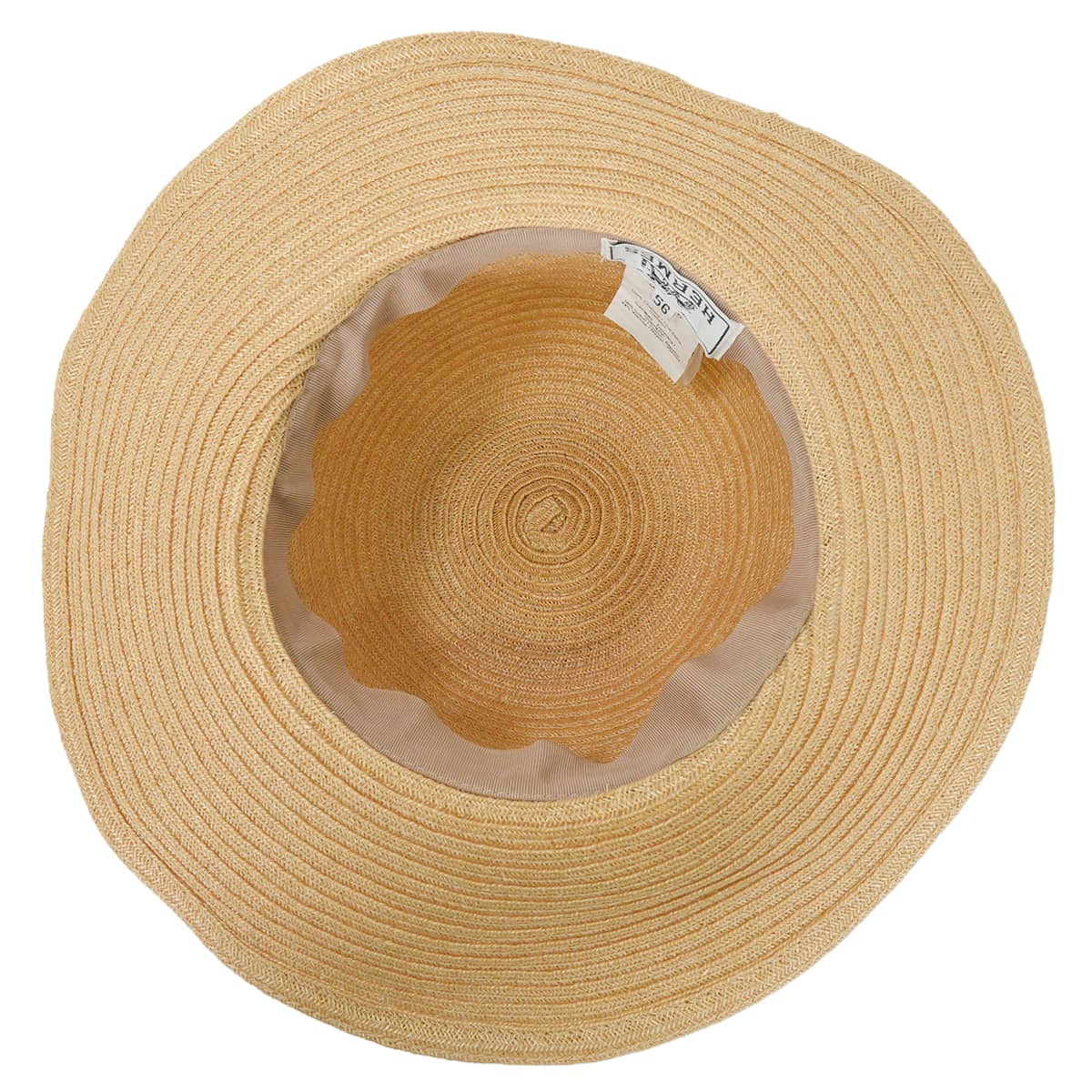 HERMES hat Straw Passant Tress rafia[EXCELLENT][Authentic]