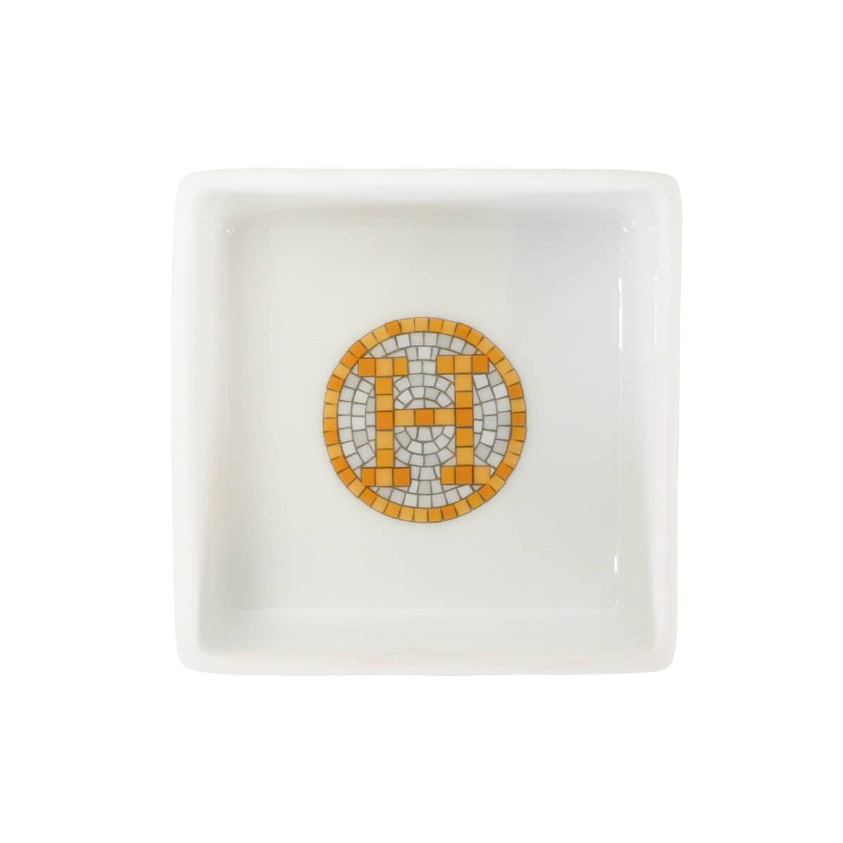 HERMES tableware Sugar Pot Mosaique au 24Gold Porcelain[BRAND NEW][Authentic]