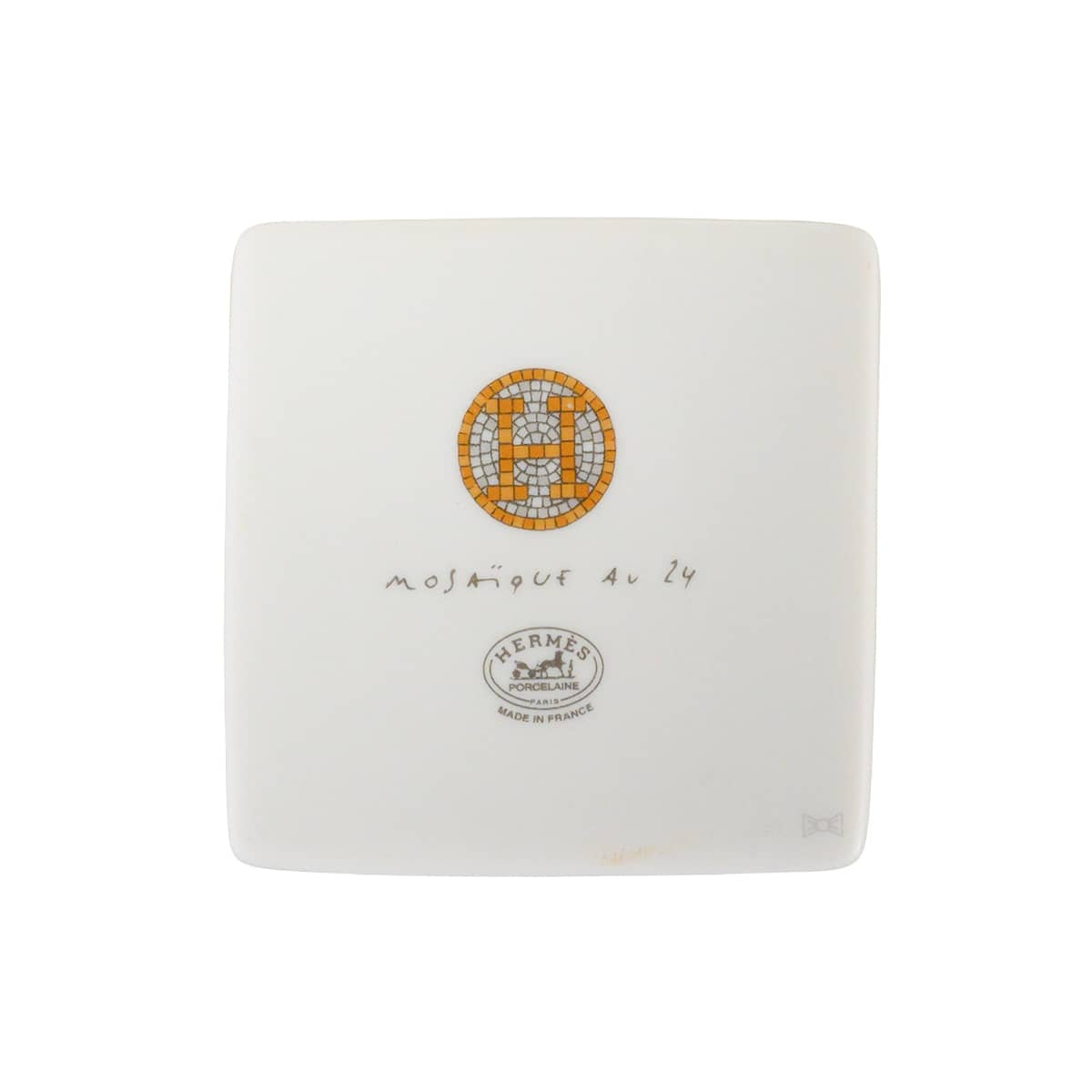HERMES tableware Sugar Pot Mosaique au 24Gold Porcelain[BRAND NEW][Authentic]