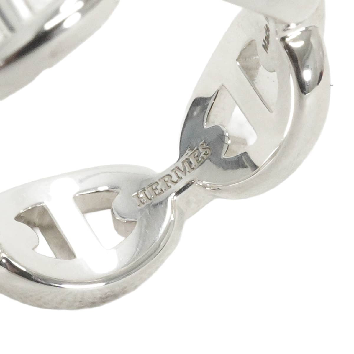 HERMES ring Chaine D'ancre Enchainee PM Silver925 (SV925 Ag925) #52[EXCELLENT][Authentic]