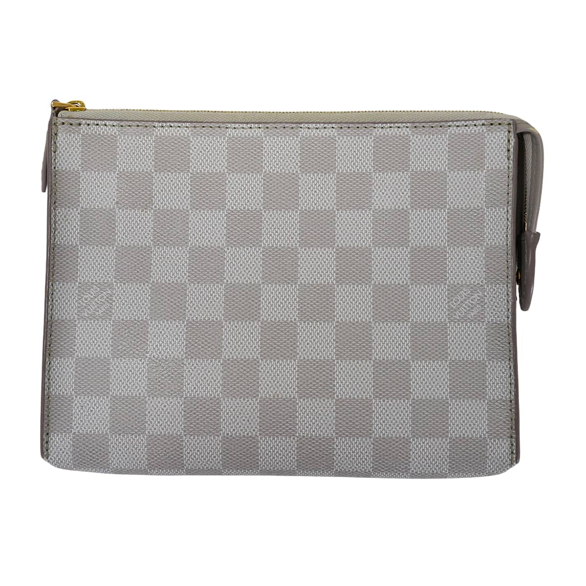 [Pre-loved] 2014 Cruise Collection LOUIS VUITTON Clutch bag Pouch ELEMONGres Damier Couleur Gold HW N41300[LIKE NEW][Authentic]