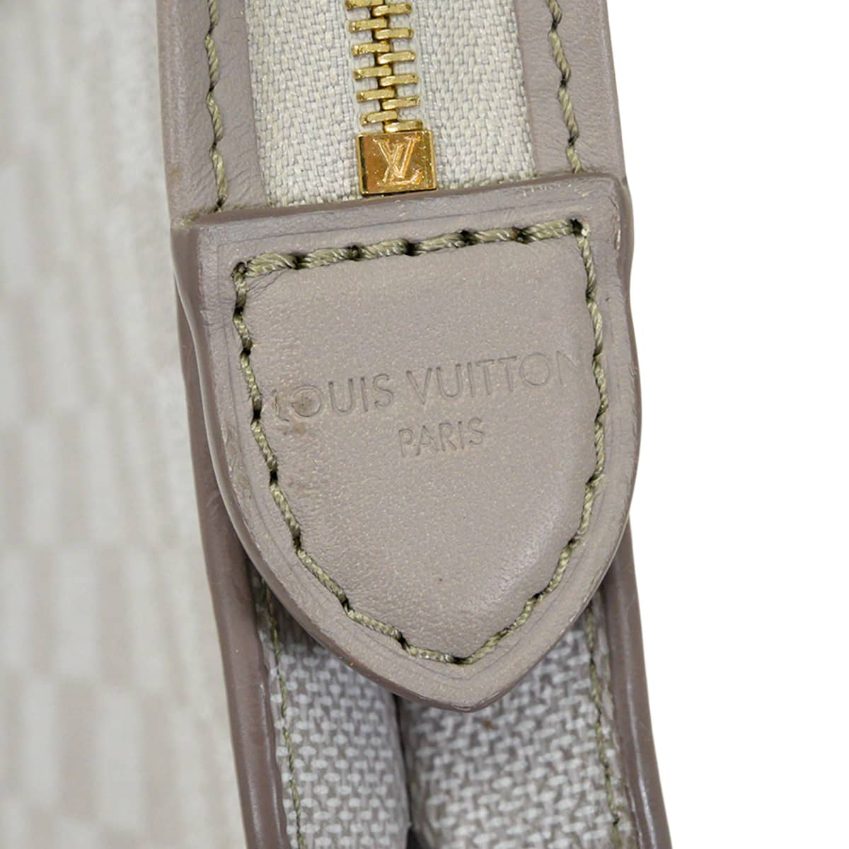 [Pre-loved] 2014 Cruise Collection LOUIS VUITTON Clutch bag Pouch ELEMONGres Damier Couleur Gold HW N41300[LIKE NEW][Authentic]