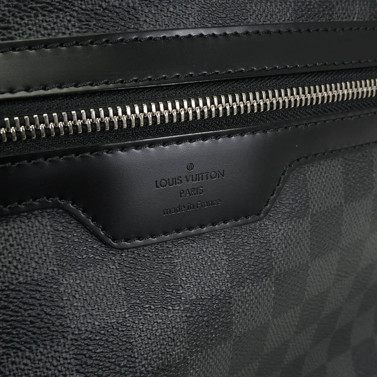 [Pre-loved] LOUIS VUITTON Shoulder bag MICK MM Checkered Grey Damier Graphite Silver HW N41106[LIKE NEW][Authentic]