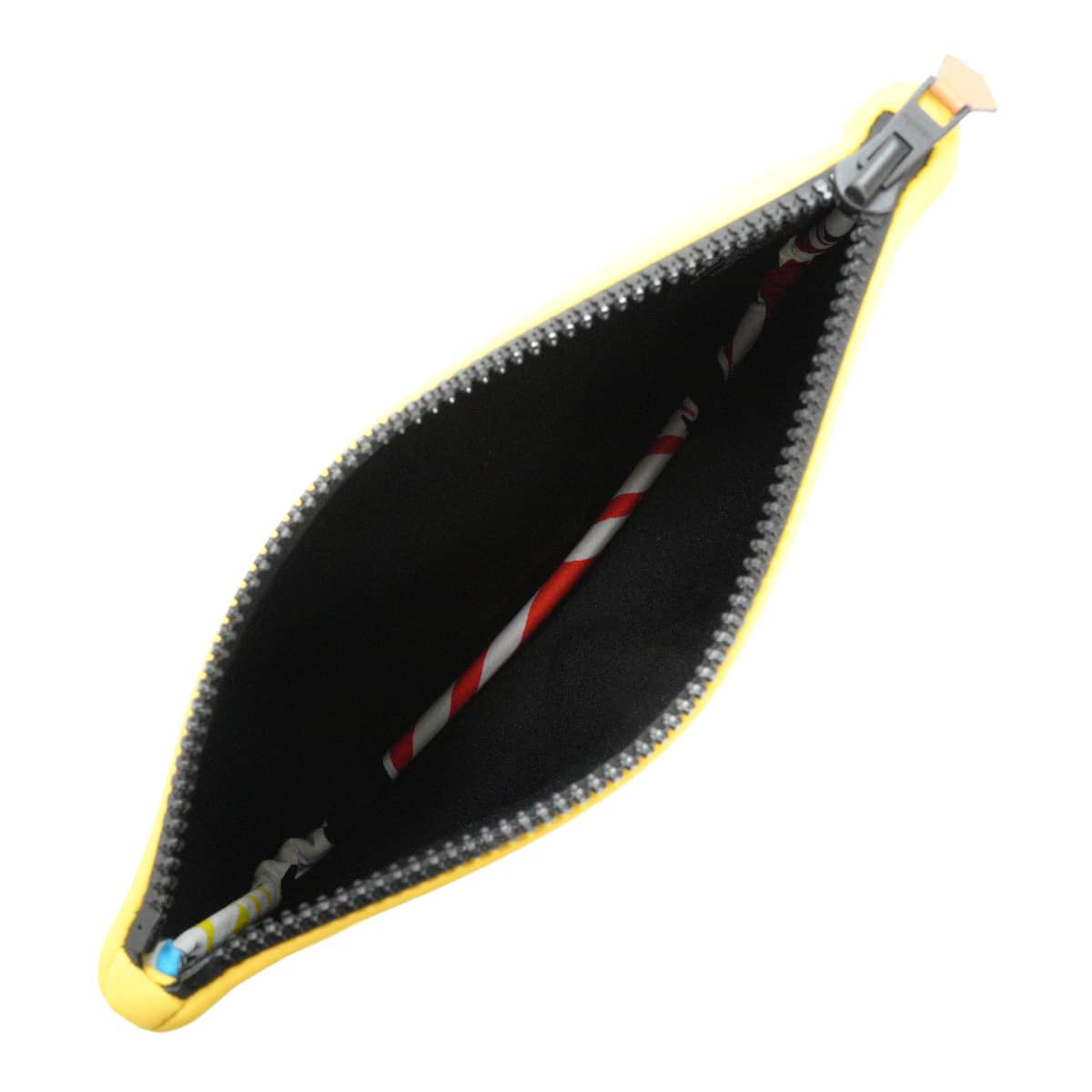 HERMES Pouch Flat Pouch Neobain PM Soleil Nylon/Polyurethane[EXCELLENT][Authentic]