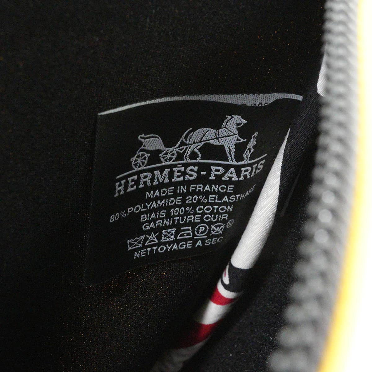HERMES Pouch Flat Pouch Neobain PM Soleil Nylon/Polyurethane[EXCELLENT][Authentic]