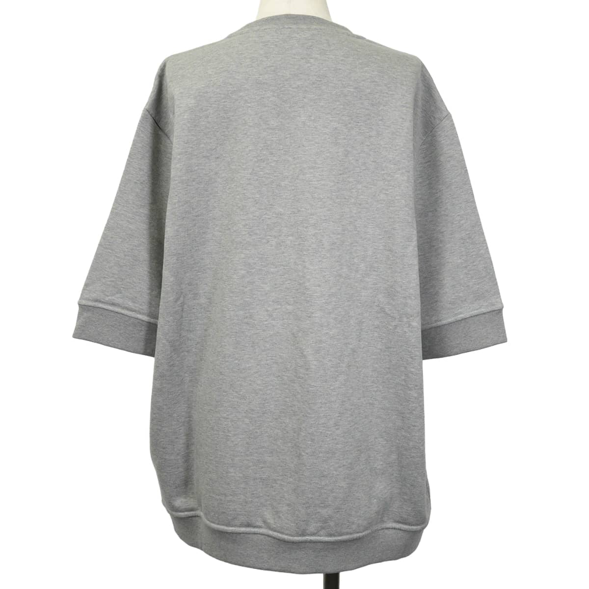 2025SS HERMES Short sleeve t shirt Men's Sweatshirt with Clou de Selle Embroidered PatchGris Cotton100%/Polyurethane #XXL H557830HA[EXCELLENT][Authentic]