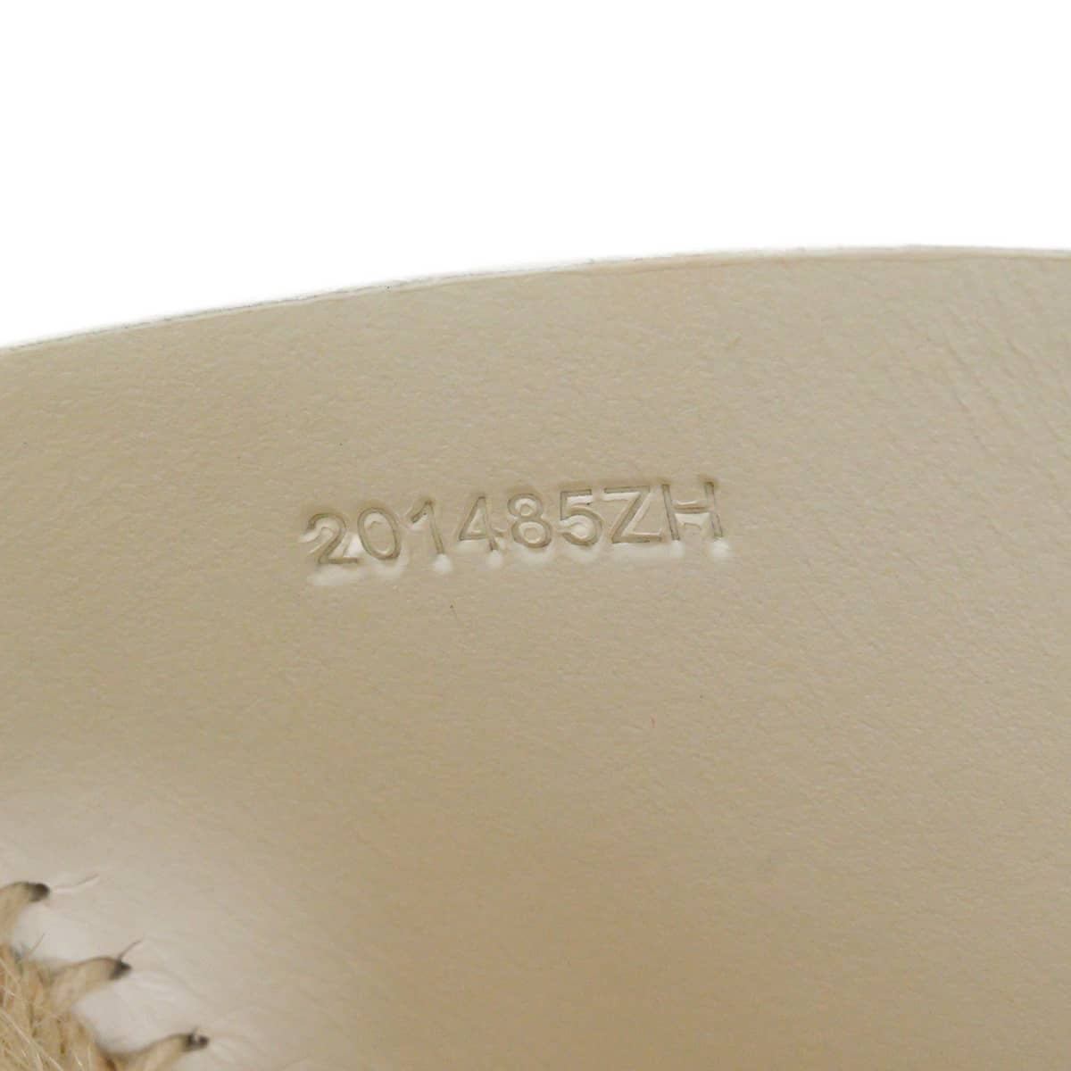 [Pre-loved] HERMES sandals Men's Antigua espadrille Blanc (White) calf #41 H201485ZH[LIKE NEW][Authentic]