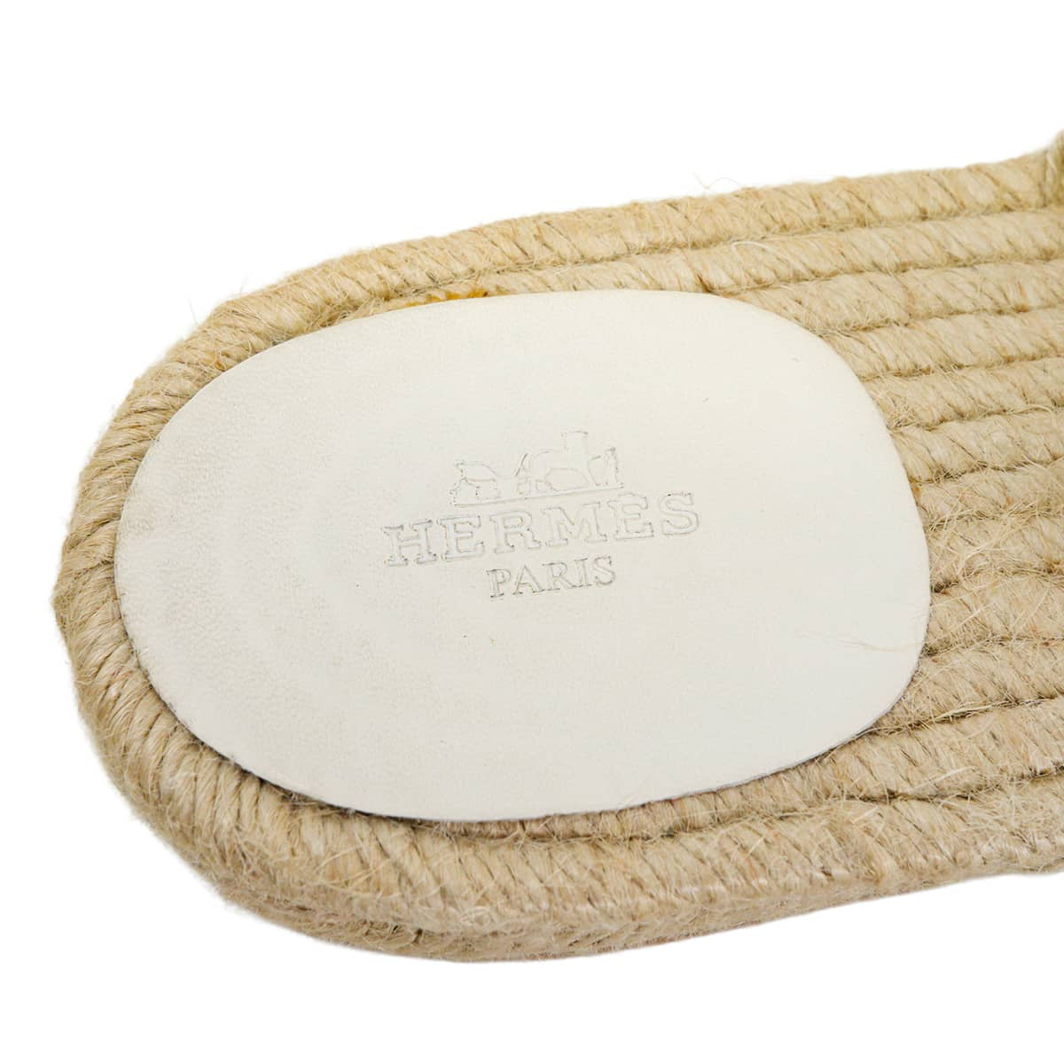 [Pre-loved] HERMES sandals Men's Antigua espadrille Blanc (White) calf #41 H201485ZH[LIKE NEW][Authentic]