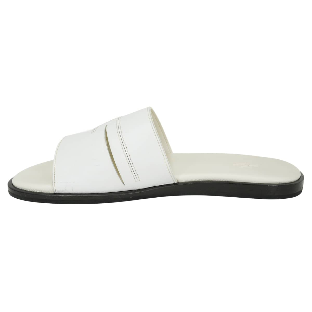 [Pre-loved] HERMES sandals Men's H Stitch Blanc (White) calf #41 H172380ZH[LIKE NEW][Authentic]