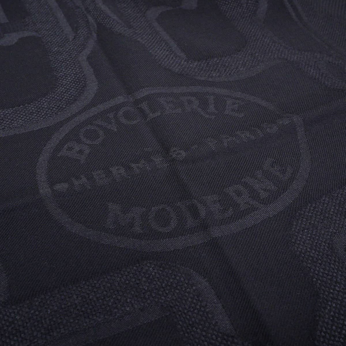 [Pre-loved] HERMES scarf Carre 115 Bouclerie Moderne Bleu Nuit Cashmere95% / Silk5%[LIKE NEW][Authentic]